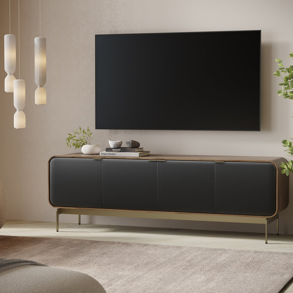 Plume 4-Door Media Cabinet