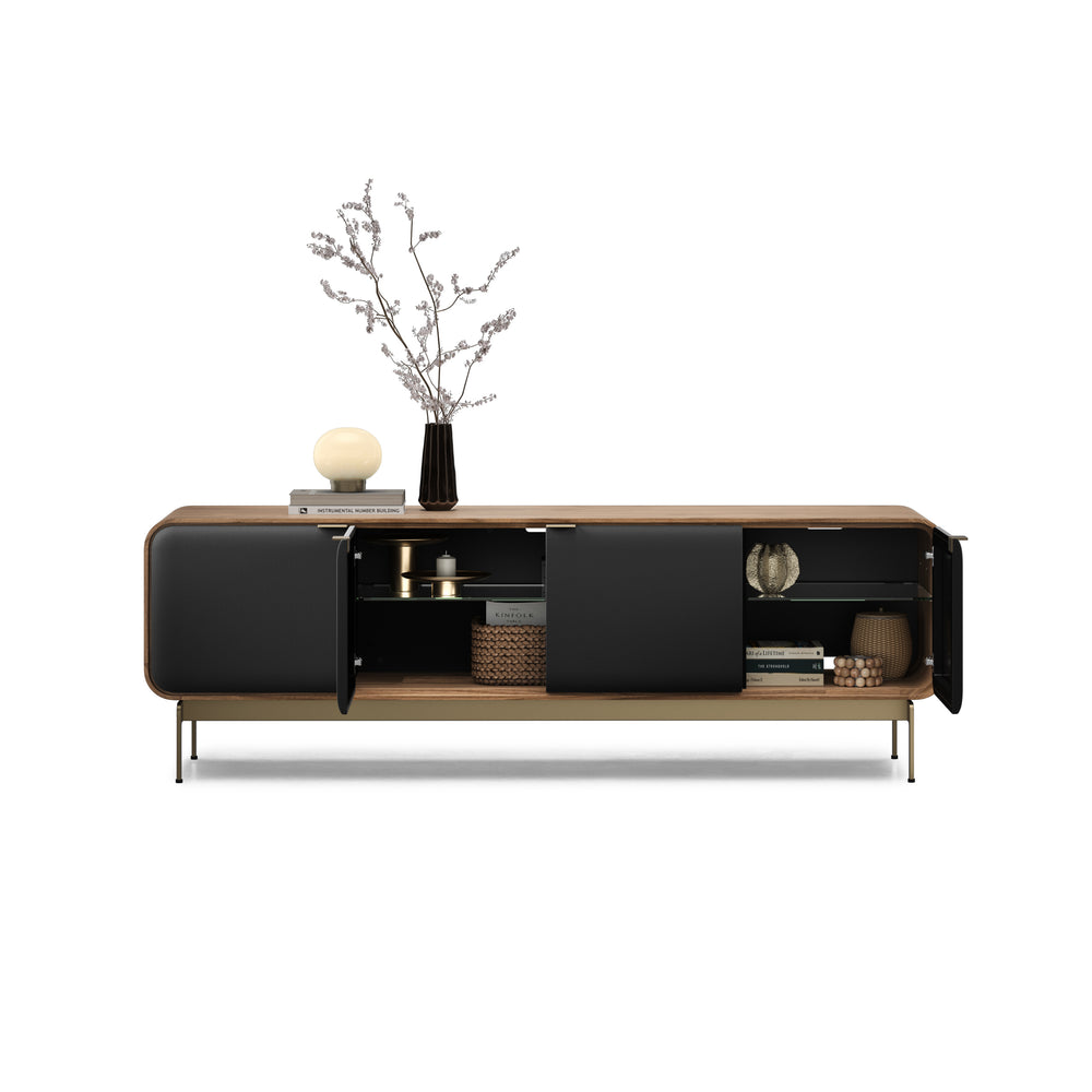 Plume 4-Door Media Cabinet