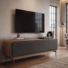 Plume 4-Door Media Cabinet