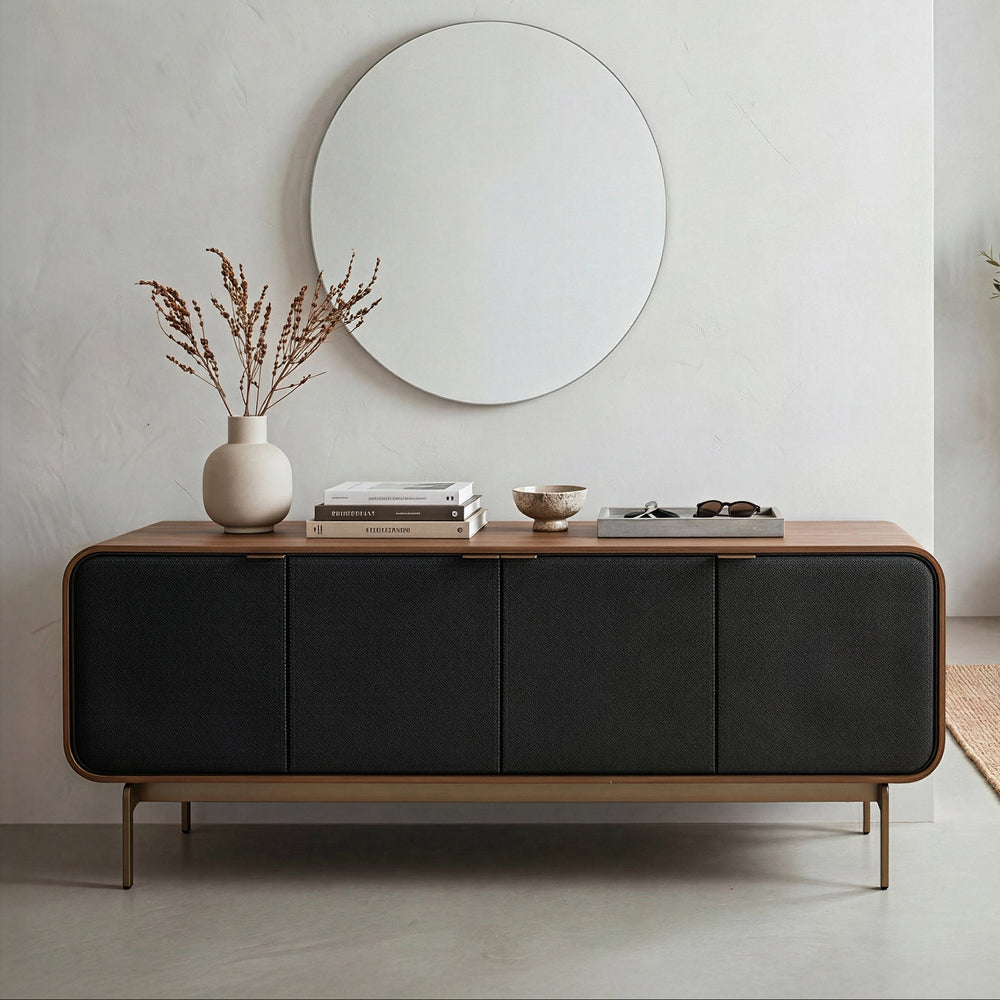 Plume 4-Door Media Cabinet