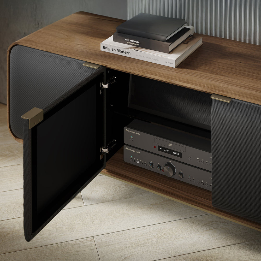 Plume 4-Door Media Cabinet