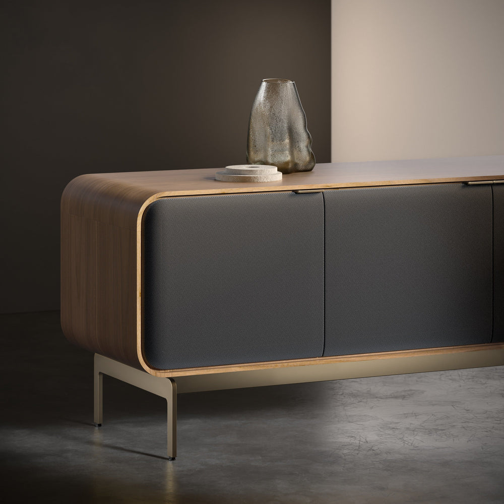 Plume 4-Door Media Cabinet