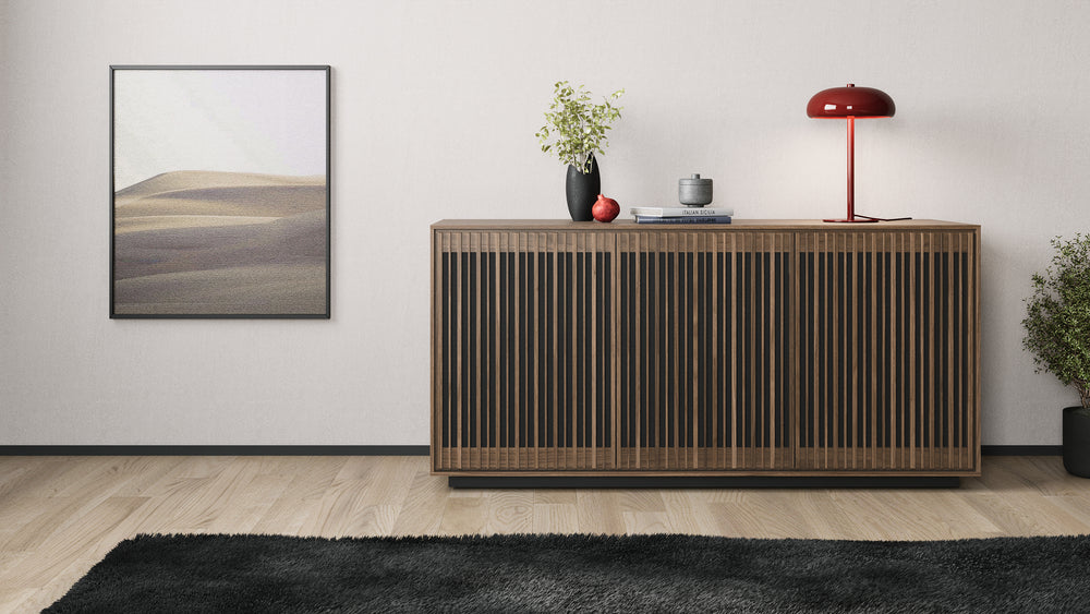 Profile 3-Door Media Storage Console