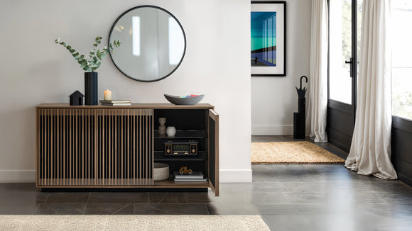 Profile 3-Door Media Storage Console