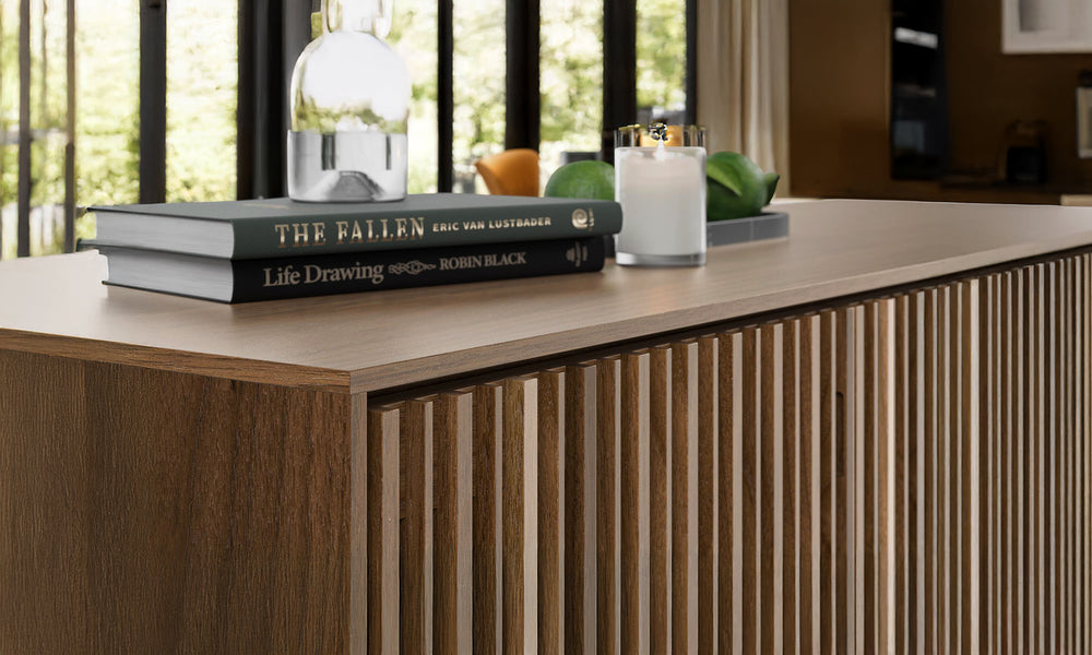 Profile 3-Door Media Storage Console