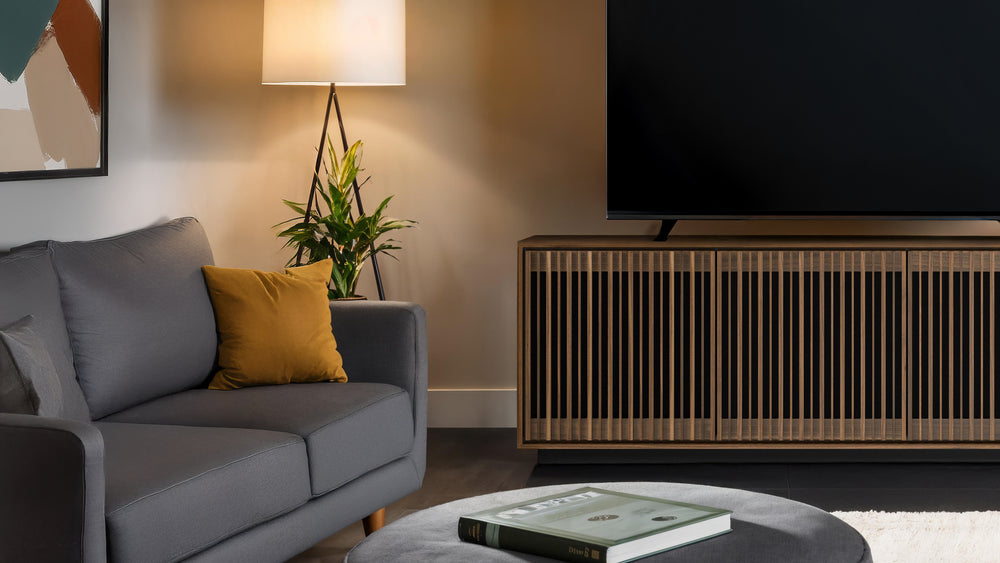 Profile 4-Door Media Storage Cabinet