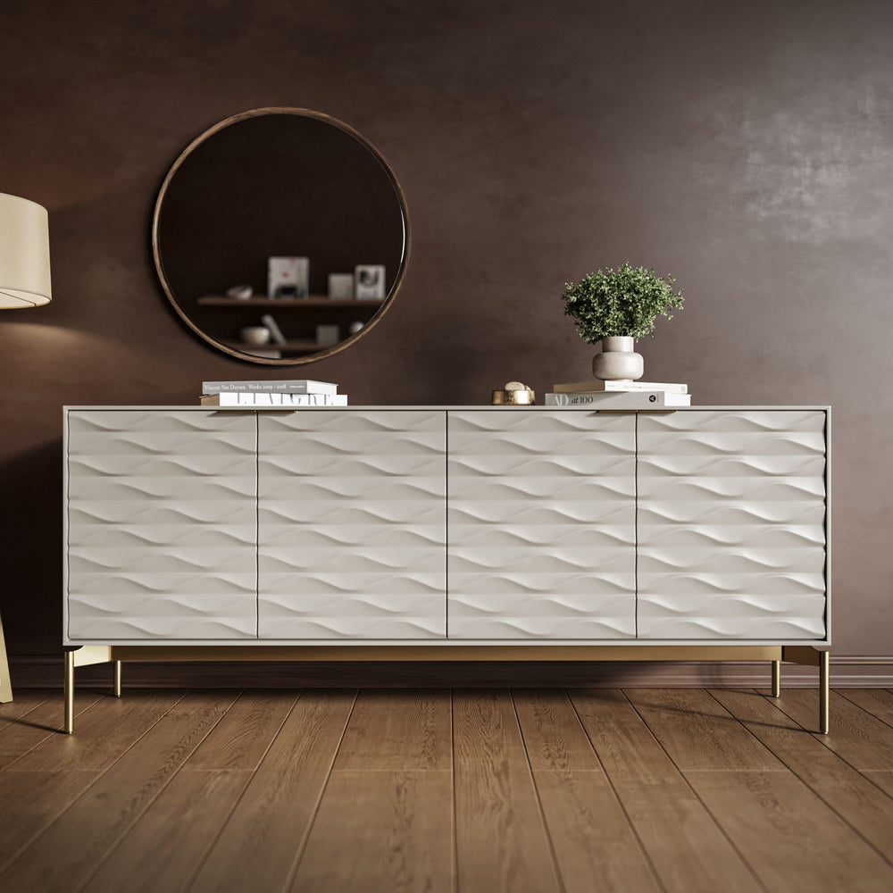 Ripple 4-Door Credenza