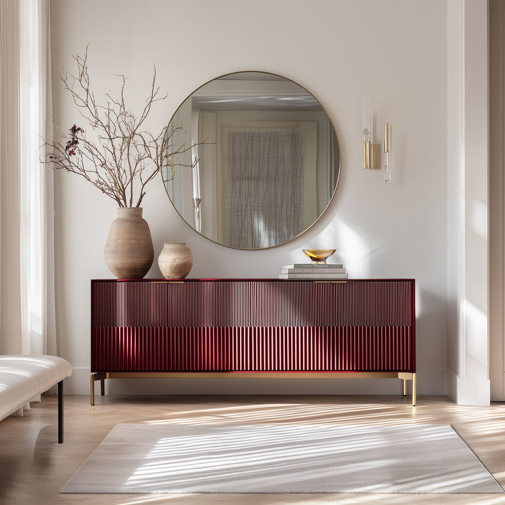 Zig 4-Door Storage Credenza