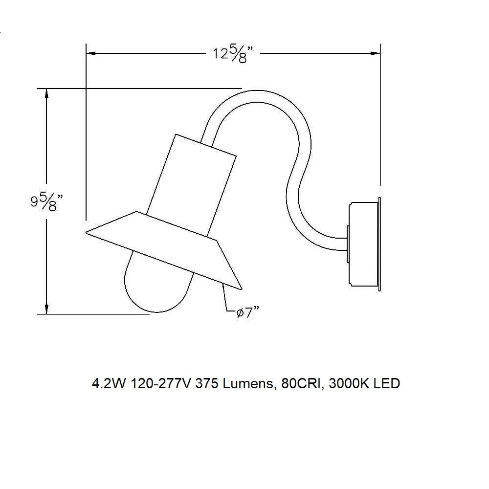 B31004/B31008 Outdoor LED Wall Sconce