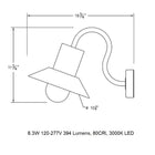 B31004/B31008 Outdoor LED Wall Sconce