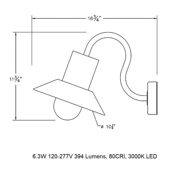 B31004/B31008 Outdoor LED Wall Sconce