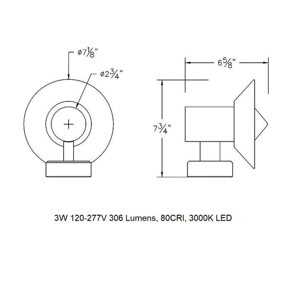 B31058/B31060 Outdoor LED Wall Sconce