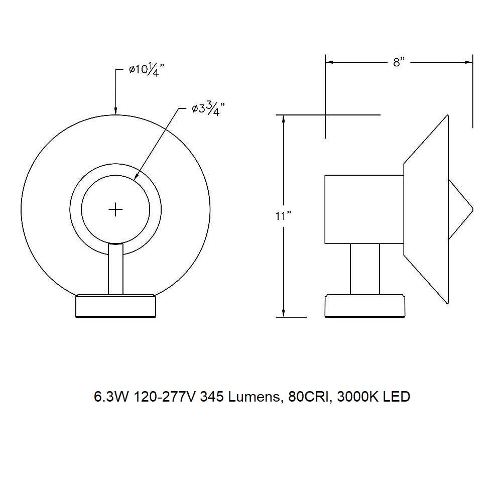 B31058/B31060 Outdoor LED Wall Sconce