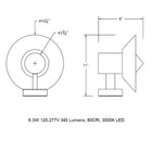 B31058/B31060 Outdoor LED Wall Sconce