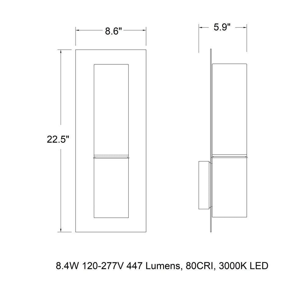 B31098/B31099 Outdoor LED Wall Sconce