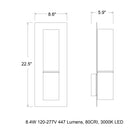B31098/B31099 Outdoor LED Wall Sconce
