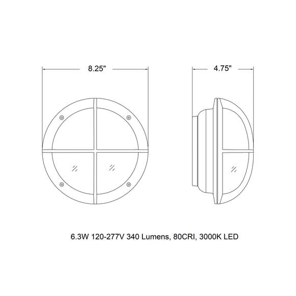 B31182/B31183 With Tool Outdoor LED Wall Sconce