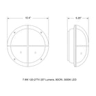 B31182/B31183 With Tool Outdoor LED Wall Sconce
