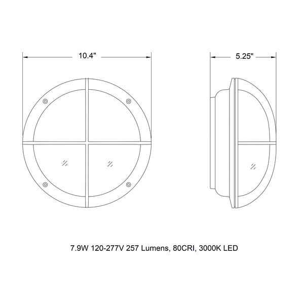 B31182/B31183 With Tool Outdoor LED Wall Sconce