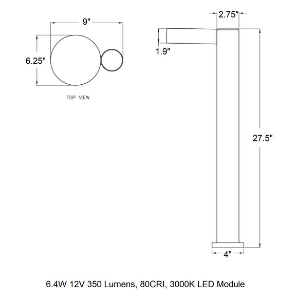 B77218/B77219 Garden Outdoor LED Bollard Light