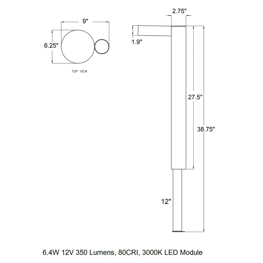 B77218/B77219 Garden Outdoor LED Bollard Light