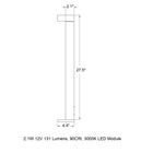 B77263/B77264 Garden Outdoor LED Bollard Light