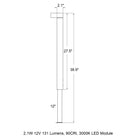 B77263/B77264 Garden Outdoor LED Bollard Light