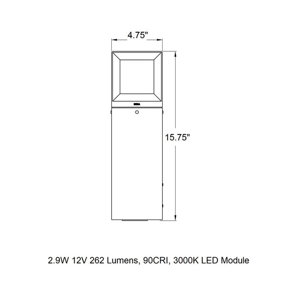 B84606/B84607 Garden Outdoor LED Bollard Light