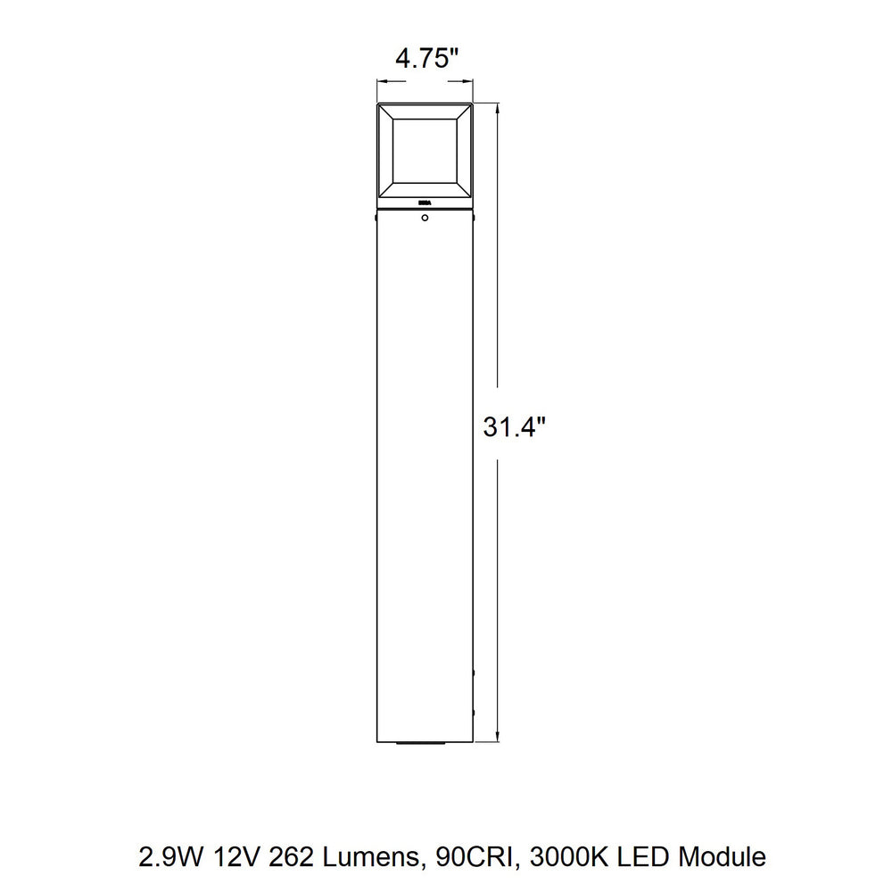 B84606/B84607 Garden Outdoor LED Bollard Light