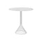 Bistro Cafe Table  option White / White