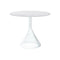 Bistro Dining Table  option Ceramic Stone White / White