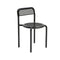 Coffee House Outdoor Dining Chair  option Black