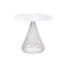 Cono Side Table  option White / White Ceramic Stone