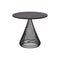 Cono Side Table  option Black / Black Ceramic Stone