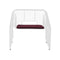 Hot Seat Lounge Chair  option Burgundy Sunbrella