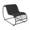 Loop Lounge Chair  option Black Sunbrella