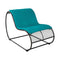 Loop Lounge Chair  option Teal Sunbrella
