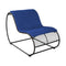 Loop Lounge Chair  option True Blue Sunbrella