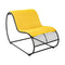 Loop Lounge Chair  option Yellow Sunbrella