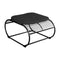 Loop Ottoman  option Black Sunbrella