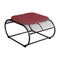 Loop Ottoman  option Burgundy Sunbrella