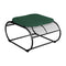 Loop Ottoman  option Forest Green Sunbrella