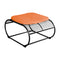 Loop Ottoman  option Melon Sunbrella