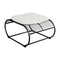 Loop Ottoman  option White Sunbrella