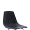 Lucy Stacking Dining Chair  option Black Leather