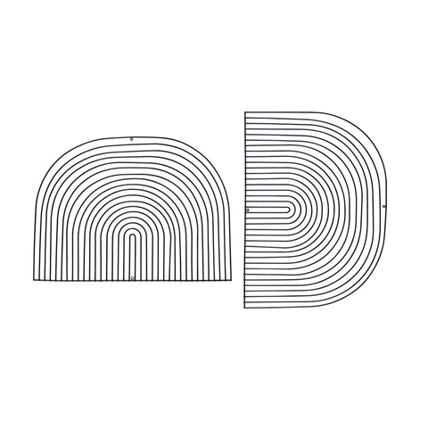 Modular Curved Wall Décor