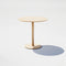 Pedestal Round Cafe Table  option Tan