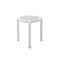 Tripod Outdoor Stacking Stool/Side Table  option White