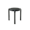 Tripod Outdoor Stacking Stool/Side Table  option Black