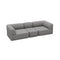 The Cube Sofa Slim Set  option Grey Boucle